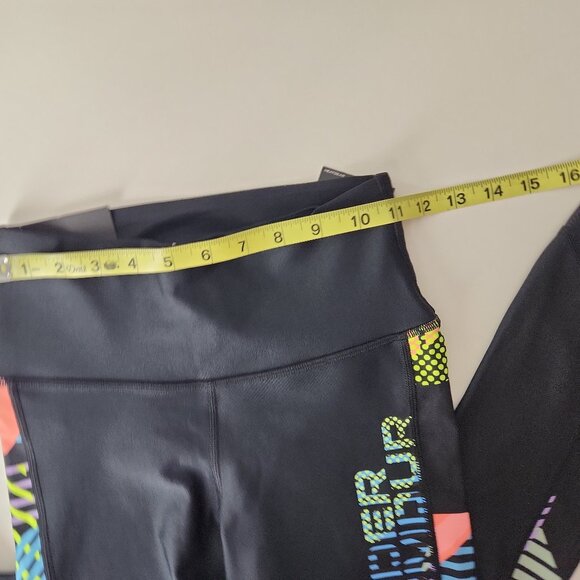 Under Armour Women's HeatGear Armour No-Slip Waistband Geo Ankle Leggings XS - Picture 8 of 9